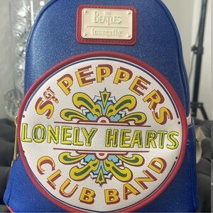 LOUNGEFLY The Beatles Sparkley Backpack